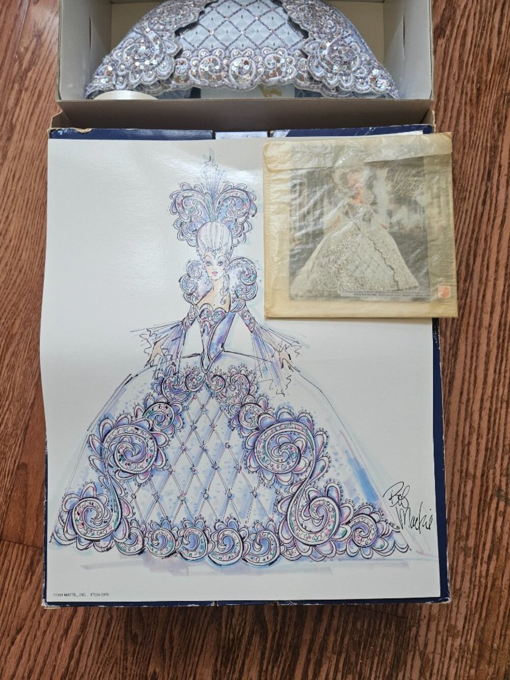 Madame du Barbie Doll: Bob Mackie Designer, 1997 NIB, COA, Mattel, Limited Ed. - Picture 9 of 9